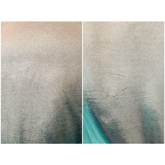 Vintage 70s Wrap Skirt Womens XXS Black Shiny Spandex Spalding - Picture 9 of 10